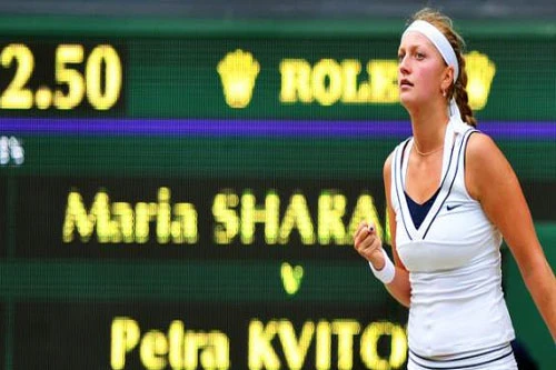 Kvitov hạ gục Sharapova để đăng quang