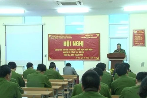 Phối hợp thực hiện nhiệm vụ công tác xã hội trên địa bàn