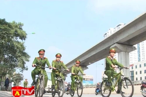 Những vòng xe quay đều tuần tra đảm bảo an ninh trật tự