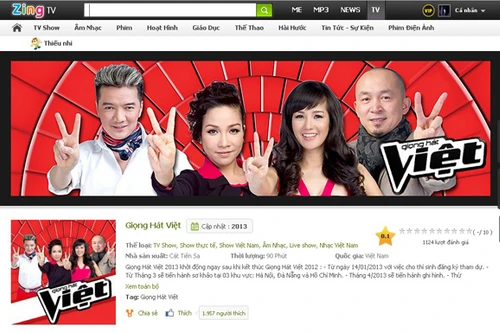 Truyền hình thực tế hút người xem trên Zing TV