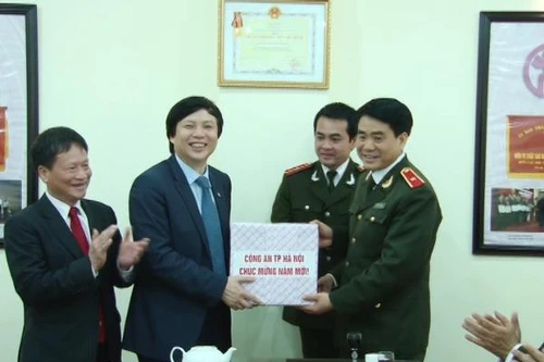 CATP thăm, chúc Tết Ban Tuyên giáo Thành ủy và Ban Nội chính Thành ủy Hà Nội