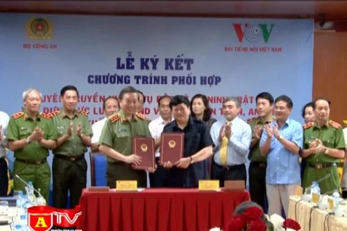 Ký kết chương trình phối hợp giữa Bộ Công an và Đài Tiếng nói Việt Nam