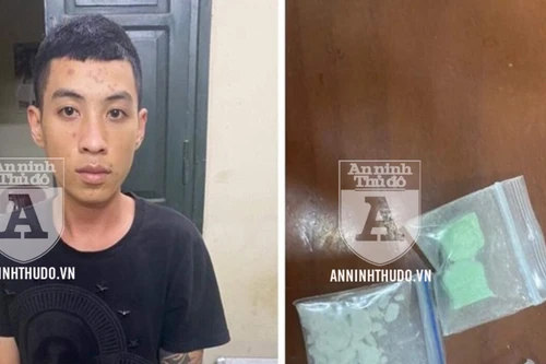 Thanh niên 9x đi xe máy "giật cục" bất thường khi thấy tổ Cảnh sát Cơ động