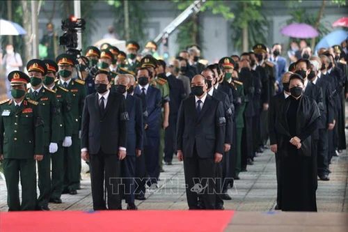 Lễ viếng nguyên Tổng Bí thư Lê Khả Phiêu