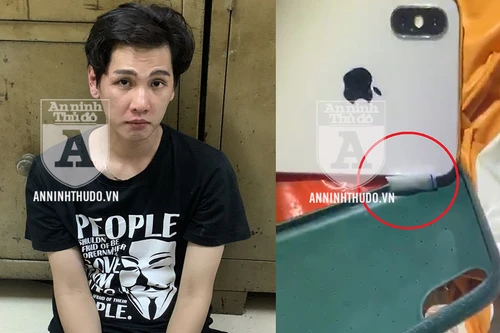 [CLIP] Nhét ma túy vào ốp điện thoại, đối tượng cố tình tranh cãi với CSCĐ