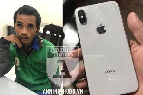 Tên trộm mặc đồ xe ôm công nghệ bị Cảnh sát Cơ động bắt