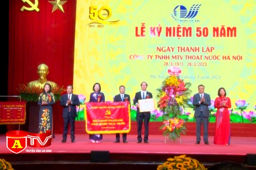 Lễ kỷ niệm 50 năm ngành thoát nước Thủ đô