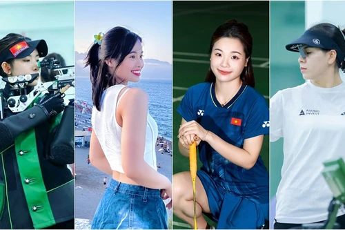 Những 'nàng thơ' xinh đẹp của thể thao Việt Nam ở Olympic Paris