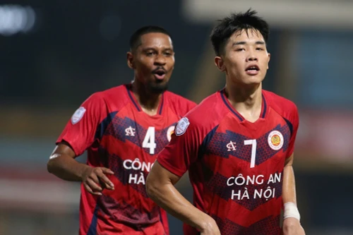 Đình Bắc mất 4 trận để có bàn đầu tiên cho Công an Hà Nội FC