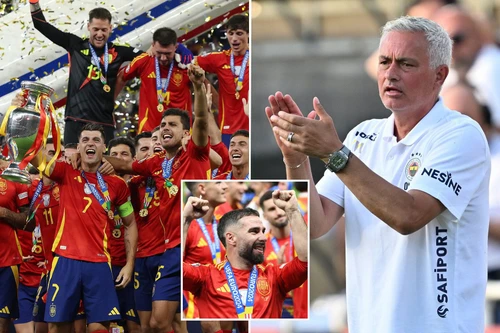 HLV Mourinho 'kể công' khi Tây Ban Nha vô địch EURO