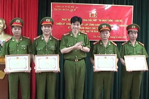 Trung đoàn CSCĐ phát động cao điểm phòng chống tội phạm