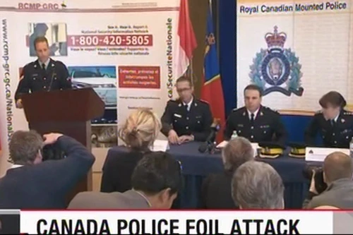 Cảnh sát Canada phá vỡ âm mưu tấn công khủng bố 