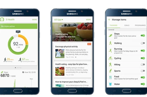 Samsung ra mắt ứng dụng S Health cho smartphone Android