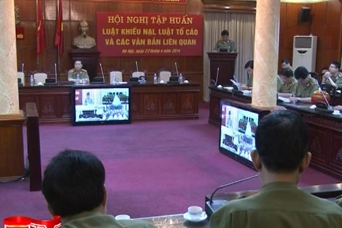 Tập huấn luật khiếu nại, luật tố cáo và các văn bản liên quan