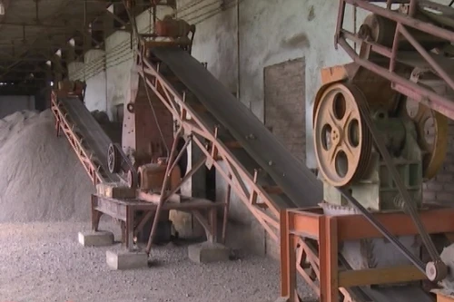 Cơ sở sản xuất gạch sơ chế...vàng lậu