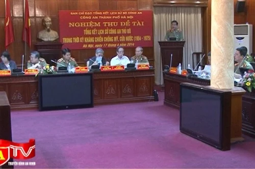 Tổng kết lịch sử Công an Thủ đô trong thời kỳ kháng chiến chống Mỹ 