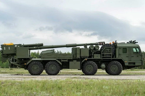 [ẢNH] Học phương Tây, Nga ra mắt pháo tự hành bánh lốp 2S43 Malva