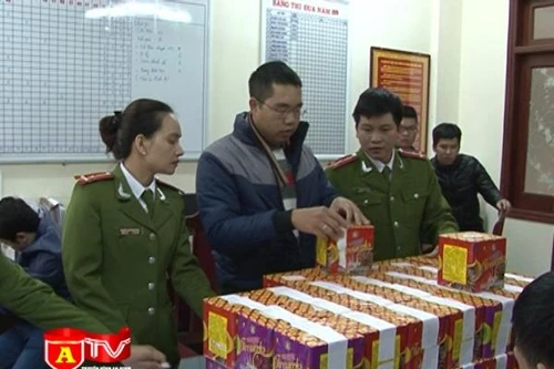 Công an quận Đống Đa phát hiện vụ vận chuyển hơn 80 Kg pháo