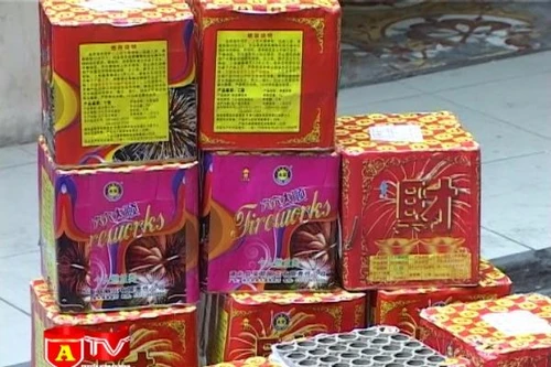 CAQ Ba Đình thu giữ 46kg pháo hoa lậu 