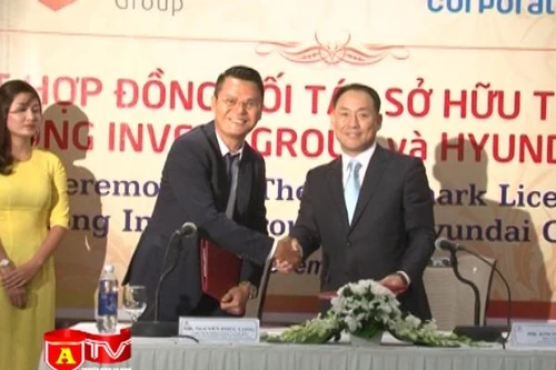 Ký kết hợp tác giữa Tập đoàn đầu tư Thăng Long và công ty Hyundai
