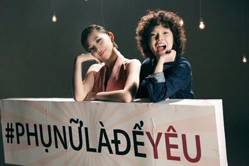 Tóc Tiên và Tiên Tiên kêu gọi "Phụ nữ là để yêu"