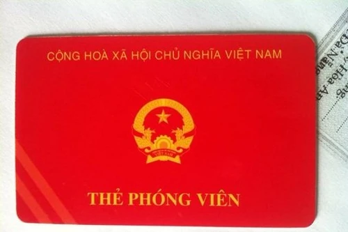 Thu hồi thẻ nhà báo của ông Lê Trường Sơn