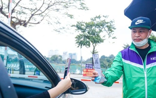 Chính thức thí điểm ứng dụng trông giữ xe không dùng tiền mặt