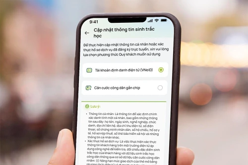 Hơn 3 triệu khách hàng Vietcombank cập nhật sinh trắc học thành công