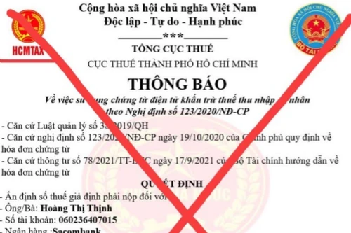 Cẩn thận với cán bộ thuế “rởm” hướng dẫn cài đặt các ứng dụng