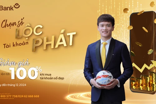Lộc Phát cùng tài khoản số đẹp của LPBank