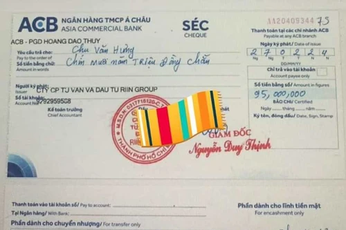 Ngân hàng ACB lên tiếng vụ khách hàng tố bị làm giả con dấu, chữ ký để rút tiền