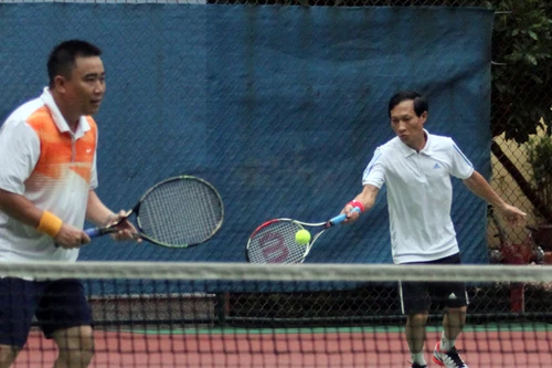 Khai mạc giải quần vợt Phòng An ninh chính trị nội bộ