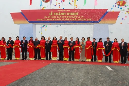 Khánh thành QL1A đoạn Thanh Hóa- Hà Tĩnh