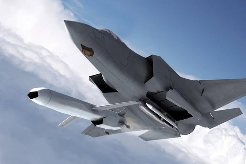 [ẢNH] F-35 như "hổ mọc thêm cánh" khi được tích hợp tên lửa tàng hình cực mạnh