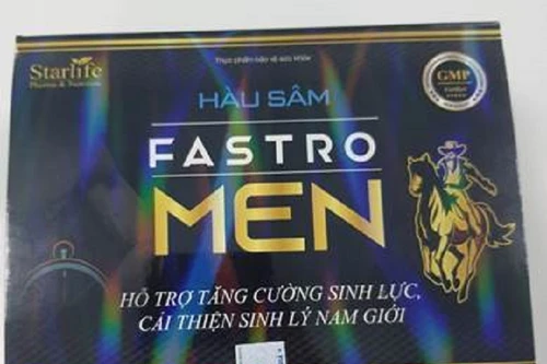 Cảnh báo sản phẩm Hàu sâm FASTRO MEN có chứa chất cấm