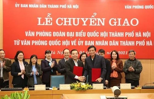 Văn phòng đoàn đại biểu Quốc hội Hà Nội được chuyển giao về UBND TP