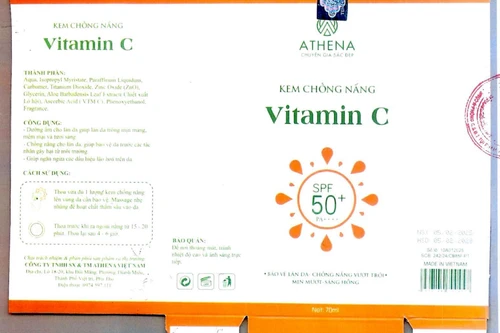 Yêu cầu thu hồi toàn quốc hai loại kem chống nắng Vitamin C và Sun Cream là hàng giả