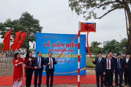 Hà Nội có tuyến phố mang tên GS.TS Phạm Khắc Quảng