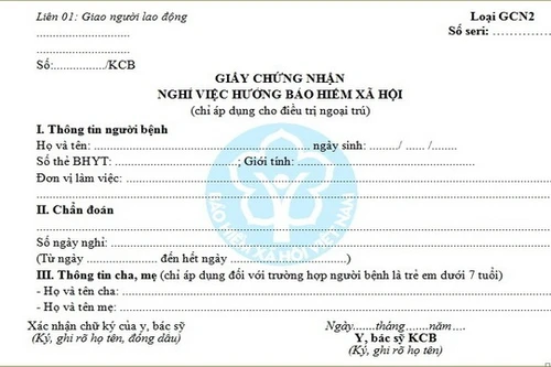 Làm giả giấy chứng nhận nghỉ việc hưởng bảo hiểm xã hội, một công nhân bị xử lý hình sự