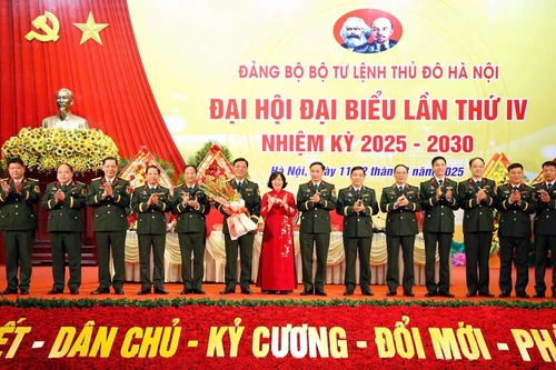 Đồng chí Bùi Thị Minh Hoài tiếp tục giữ chức Bí thư Đảng ủy Bộ Tư lệnh Thủ đô Hà Nội