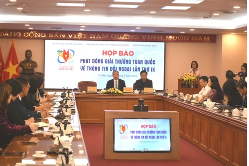 Phát động Giải thưởng toàn quốc về thông tin đối ngoại lần thứ IX năm 2023