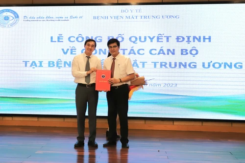 Bộ Y tế phân công cán bộ phụ trách, điều hành Bệnh viện Mắt Trung ương