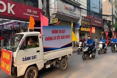 Hà Nội: Phát động chiến dịch tổng vệ sinh môi trường phòng sốt xuất huyết