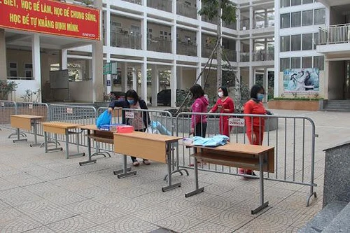 Tất cả thầy trò Tiểu học Xuân Phương đều âm tính 2 lần, có thể về nhà trước Tết