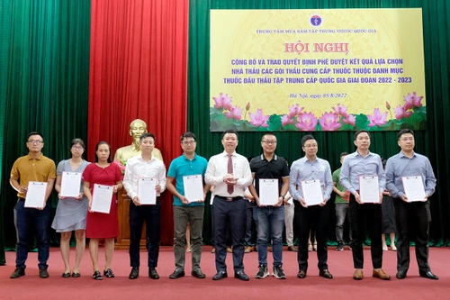 Công bố kết quả đấu thầu thuốc tập trung cấp quốc gia, giá trúng giảm hơn 1.337 tỷ đồng