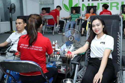 Tiếp nhận 280 đơn vị máu từ sự kiện hiến tình nguyện của doanh nghiệp