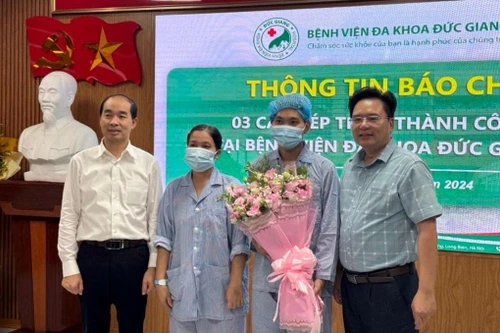 Ba người mẹ hiến thận ghép cho 3 con, Bệnh viện Đức Giang ghi tên trên bản đồ ghép tạng