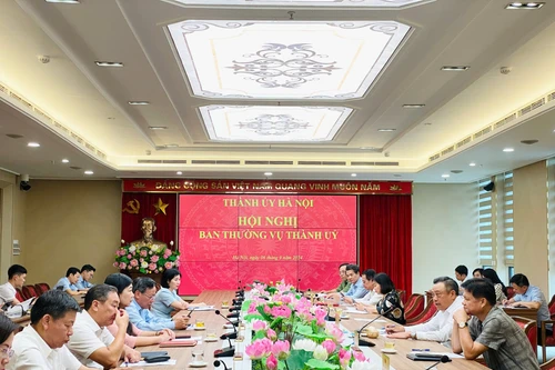 Thành ủy Hà Nội: Phải bảo đảm an toàn tính mạng, hạn chế thấp nhất thiệt hại do bão số 3