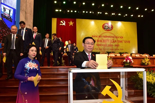 Danh sách 63 đại biểu Đảng bộ thành phố Hà Nội dự Đại hội Đảng toàn quốc lần thứ XIII