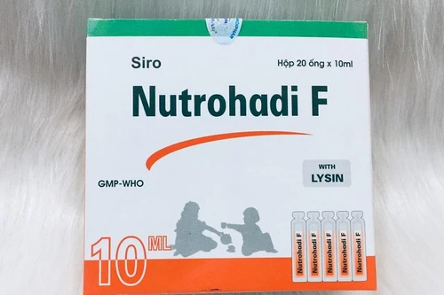 Thu hồi toàn quốc lô siro uống Nutrohadi F dùng cho trẻ biếng ăn